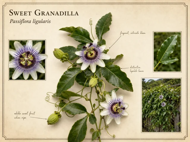 Sweet Granadilla (Passiflora ligularis)