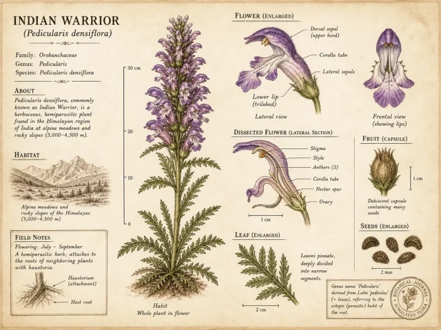 Indian Warrior (Pedicularis densiflora)
