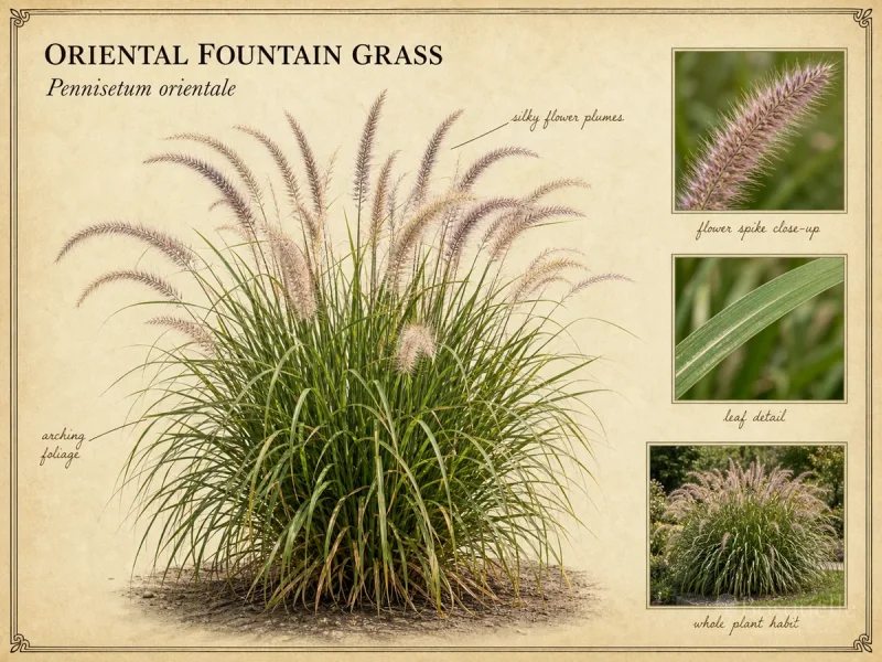 Oriental Fountain Grass (Pennisetum orientale)