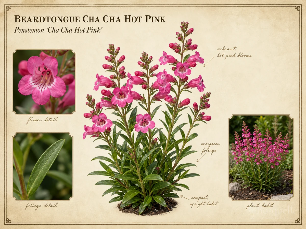 Beardtongue Cha Cha Hot Pink