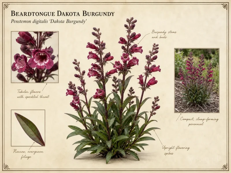 Beardtongue Dakota Burgundy (Penstemon digitalis Dakota Burgundy)