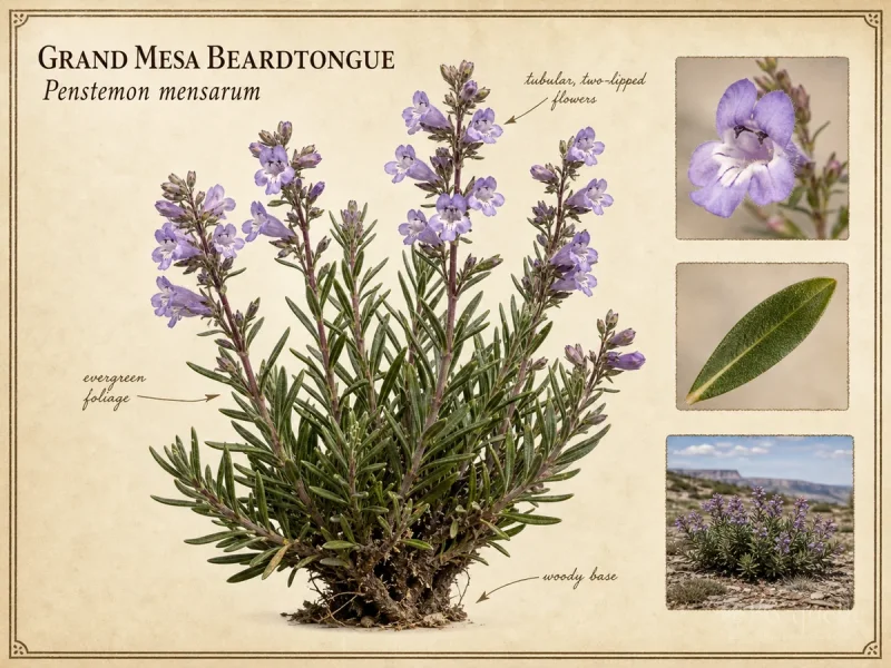 Grand Mesa Beardtongue (Penstemon mensarum)