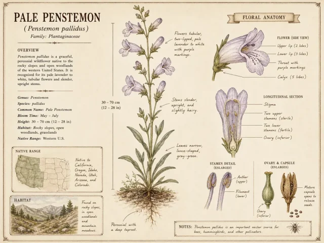 Pale Penstemon (Penstemon pallidus)