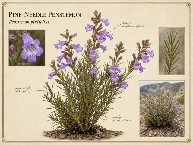 Pine-needle Penstemon (Penstemon pinifolius)