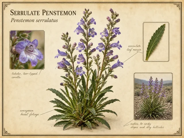 Serrulate Penstemon (Penstemon serrulatus)