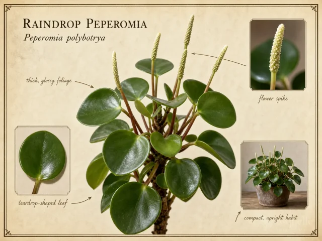 Raindrop Peperomia (Peperomia polybotrya)