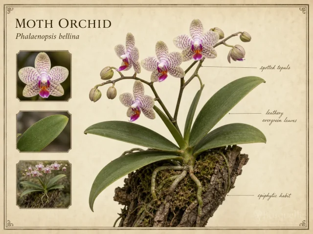 Moth Orchid (Phalaenopsis bellina)