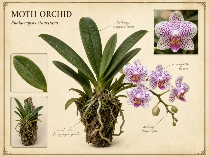 Moth Orchid (Phalaenopsis stuartiana)
