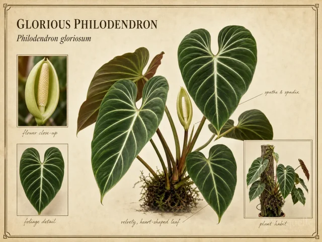 Glorious Philodendron (Philodendron gloriosum)
