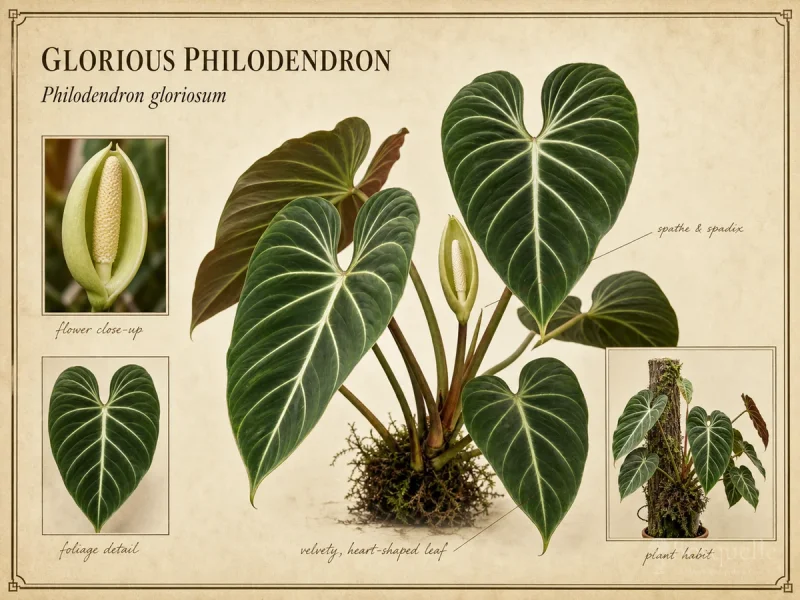 Glorious Philodendron (Philodendron gloriosum)