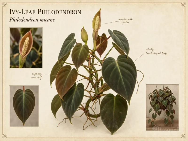 Ivy-Leaf Philodendron (Philodendron micans)