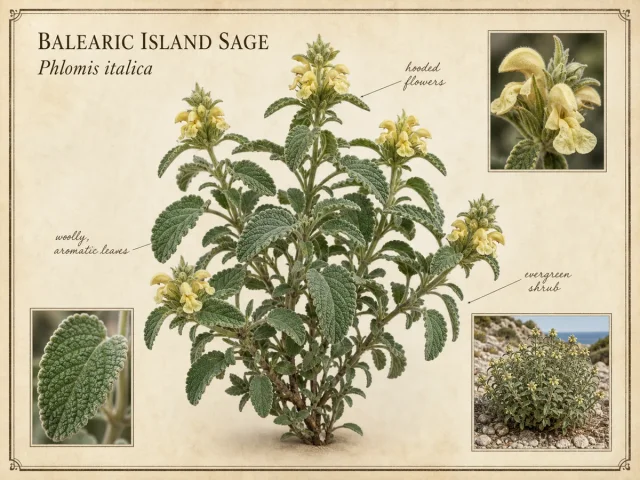 Balearic Island Sage (Phlomis italica)