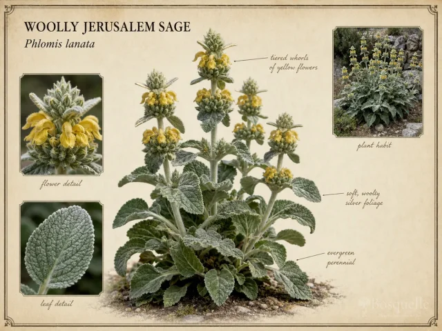 Woolly Jerusalem Sage (Phlomis lanata)