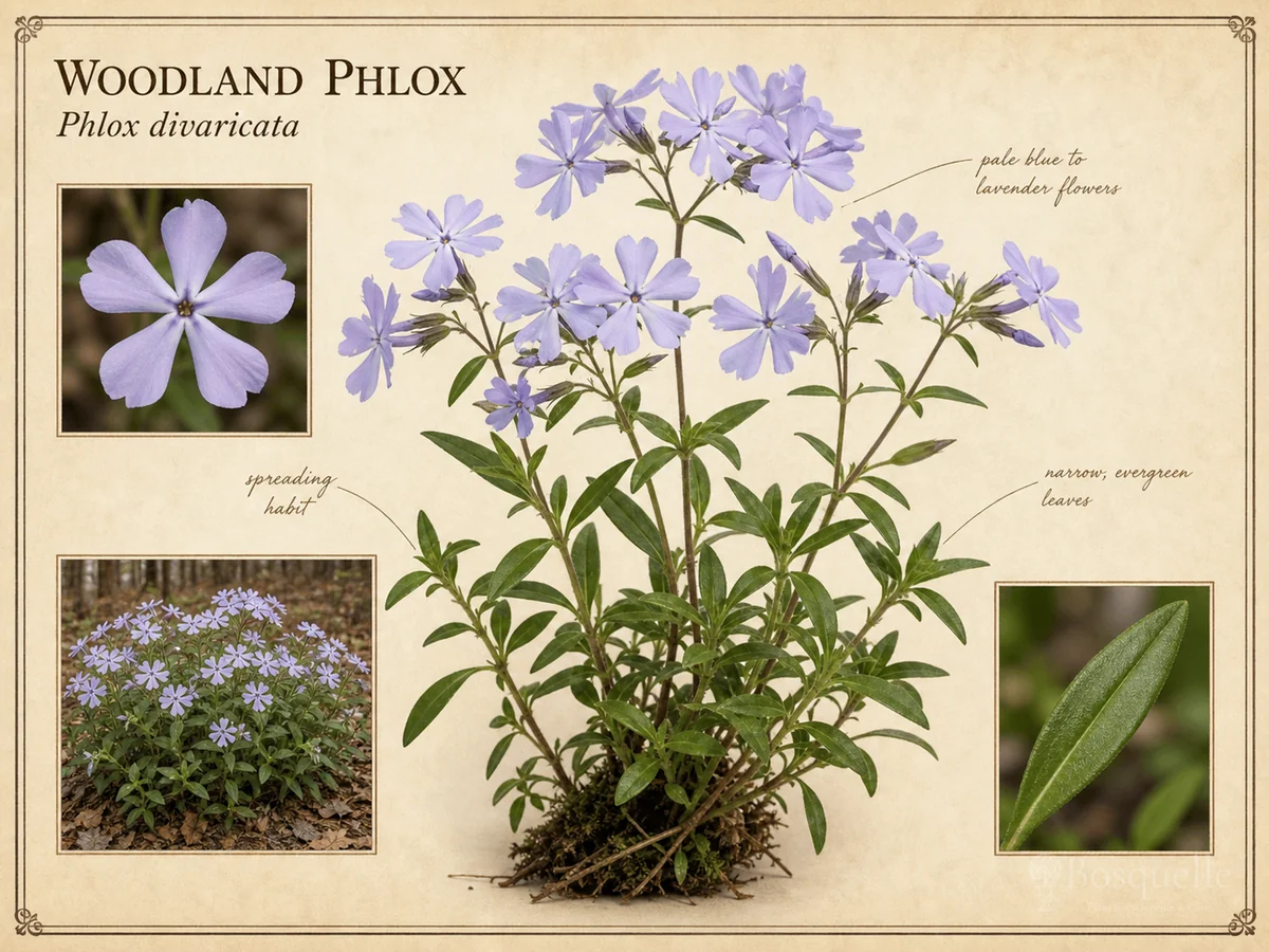Woodland Phlox (Phlox divaricata)