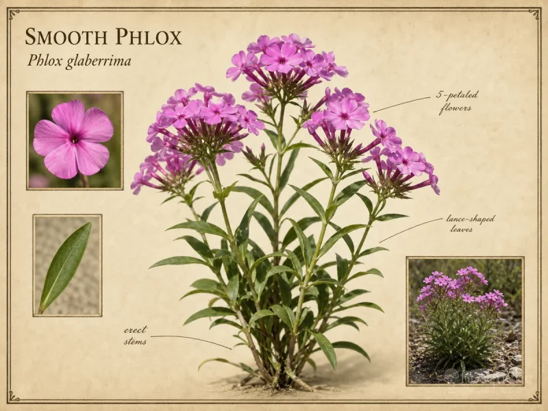Smooth Phlox (Phlox glaberrima)