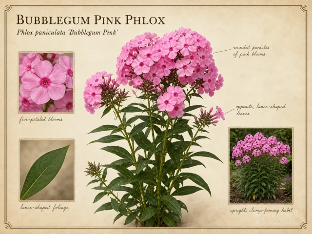 Bubblegum Pink Phlox (Phlox paniculata Bubblegum Pink)