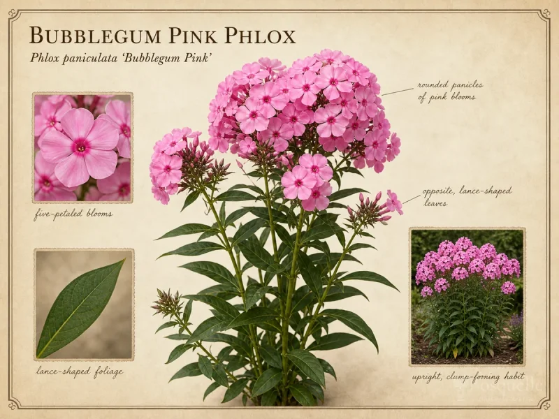Bubblegum Pink Phlox (Phlox paniculata Bubblegum Pink)