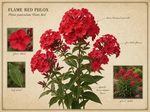 Flame Red Phlox