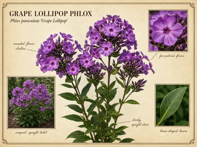 Grape Lollipop Phlox