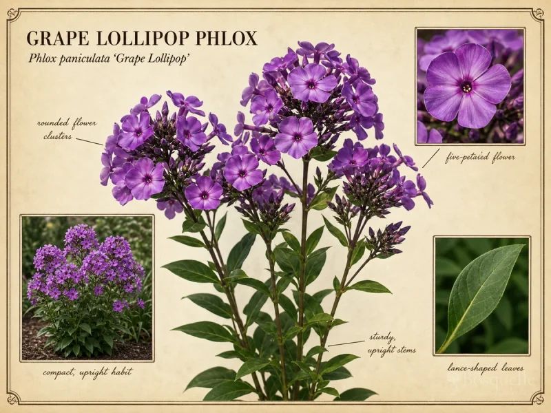 Grape Lollipop Phlox (Phlox paniculata Grape Lollipop)