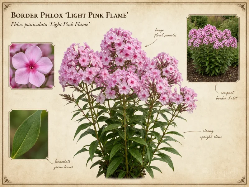 Border Phlox ‘Light Pink Flame’ (Phlox paniculata Light Pink Flame)