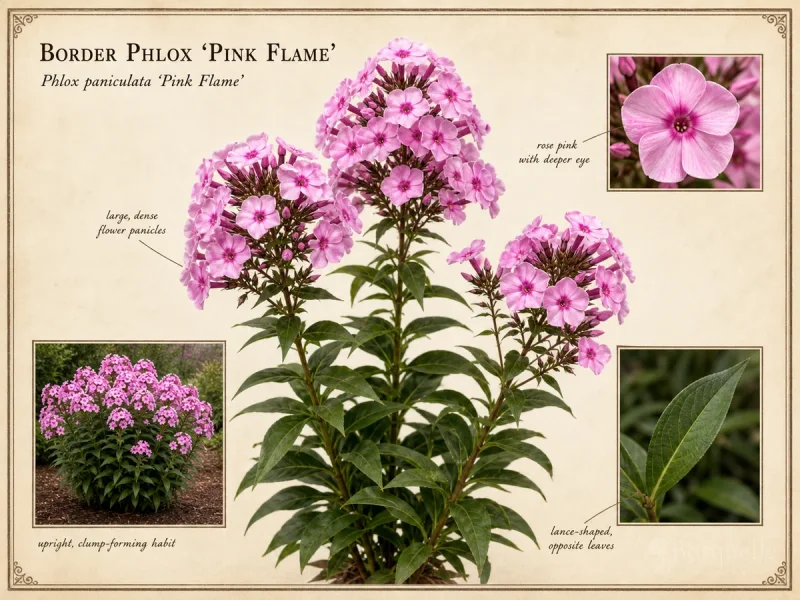 Border Phlox ‘Pink Flame’ (Phlox paniculata Pink Flame)