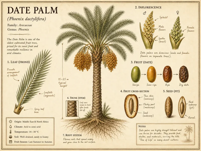 Date Palm (Phoenix dactylifera)