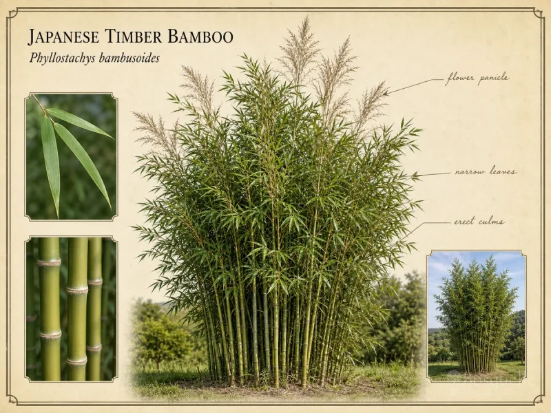 Japanese Timber Bamboo (Phyllostachys bambusoides)