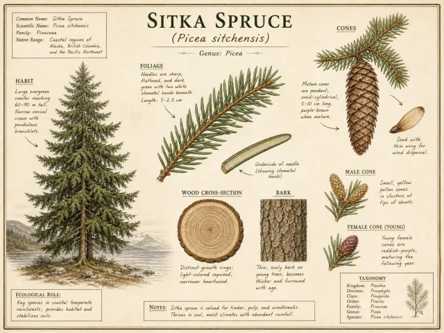 Sitka Spruce (Picea sitchensis)