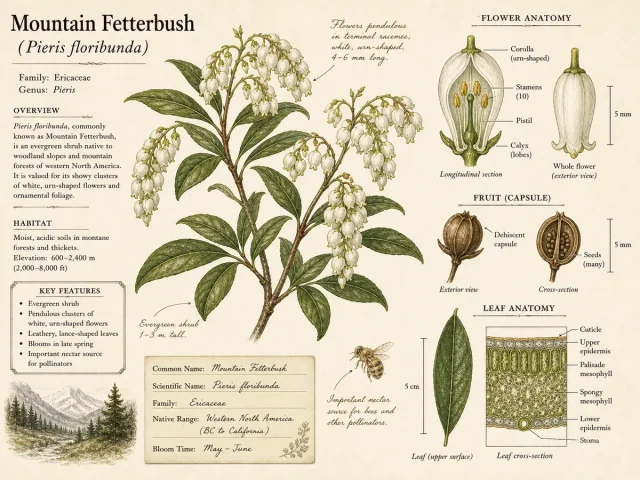 Mountain Fetterbush (Pieris floribunda)
