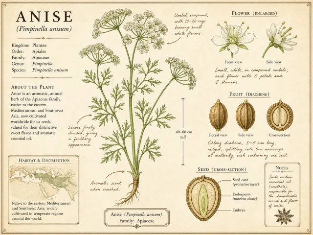 Anise (Pimpinella anisum)