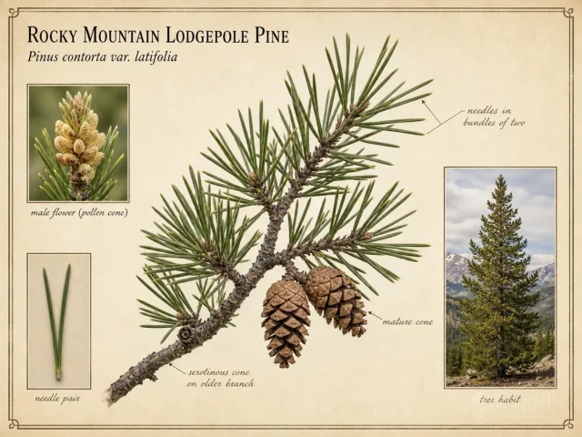 Rocky Mountain Lodgepole Pine (Pinus contorta var. latifolia)