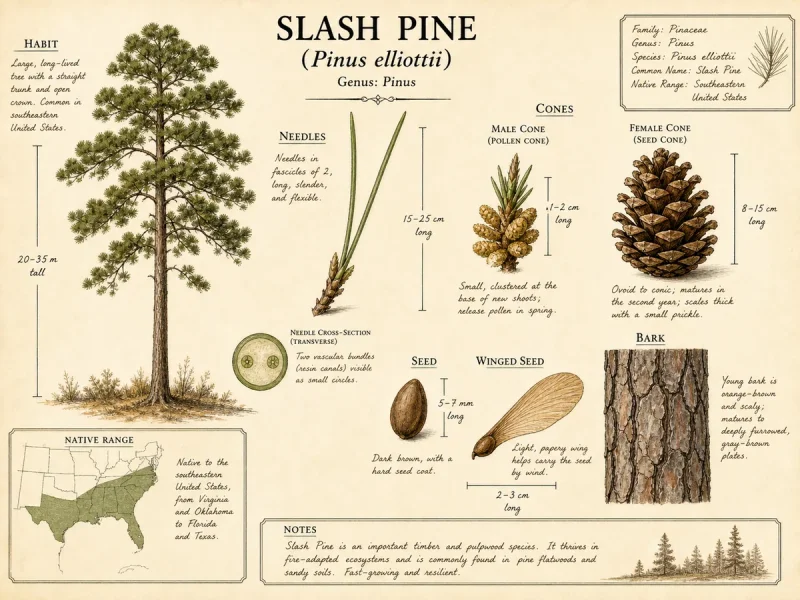 Slash Pine (Pinus elliottii)