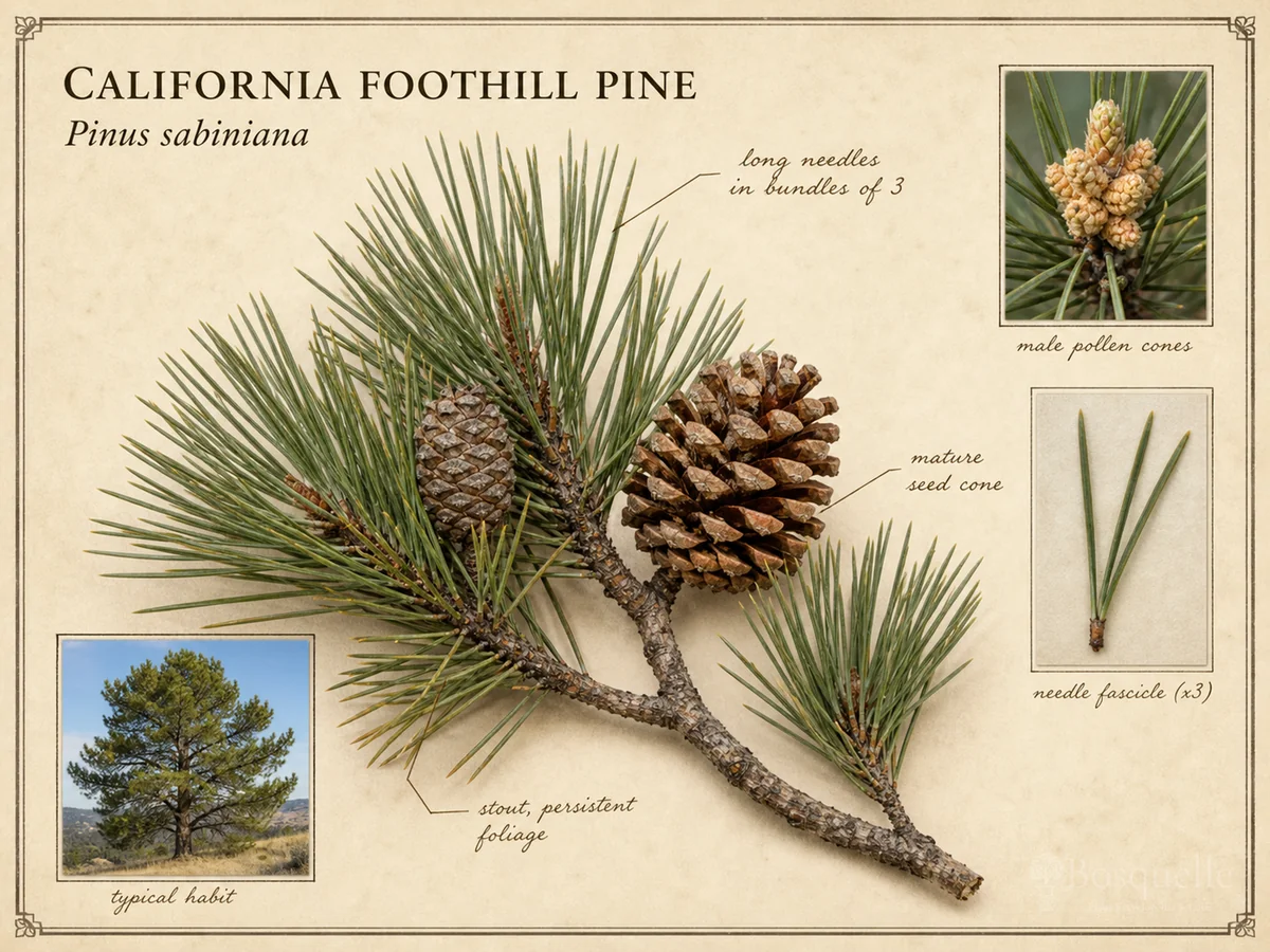 California Foothill Pine (Pinus sabiniana)