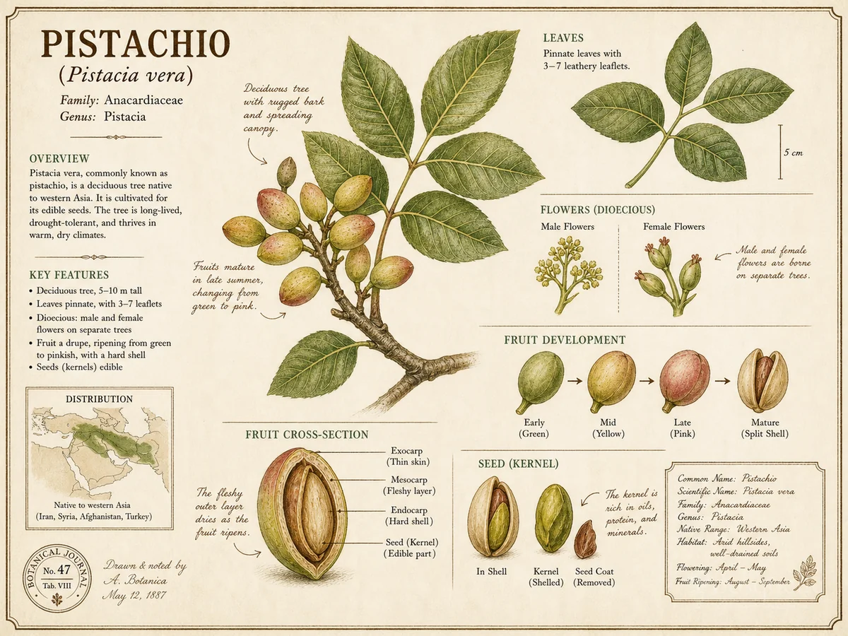 Pistachio — Chinese pistache · Browse by kind