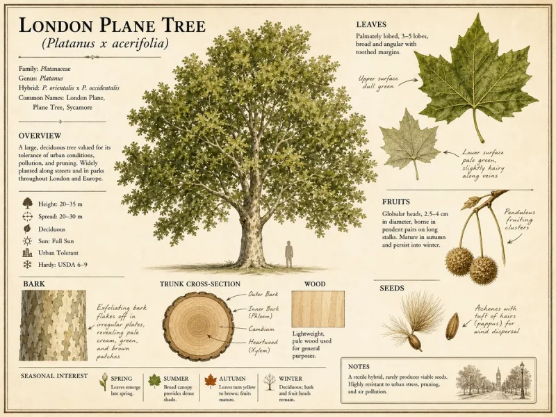 London Plane Tree — American sycamore · Browse by kind