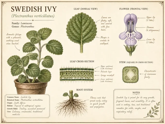 Swedish Ivy (Plectranthus verticillatus)