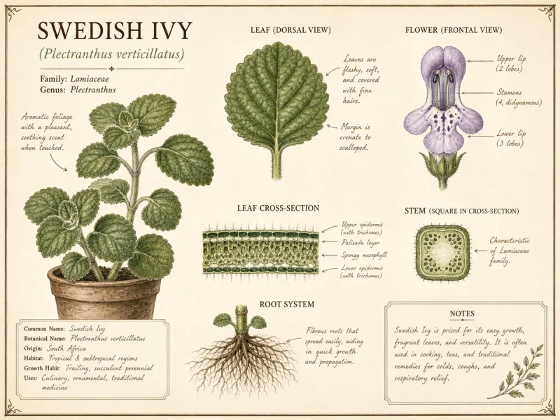 Swedish Ivy (Plectranthus verticillatus)