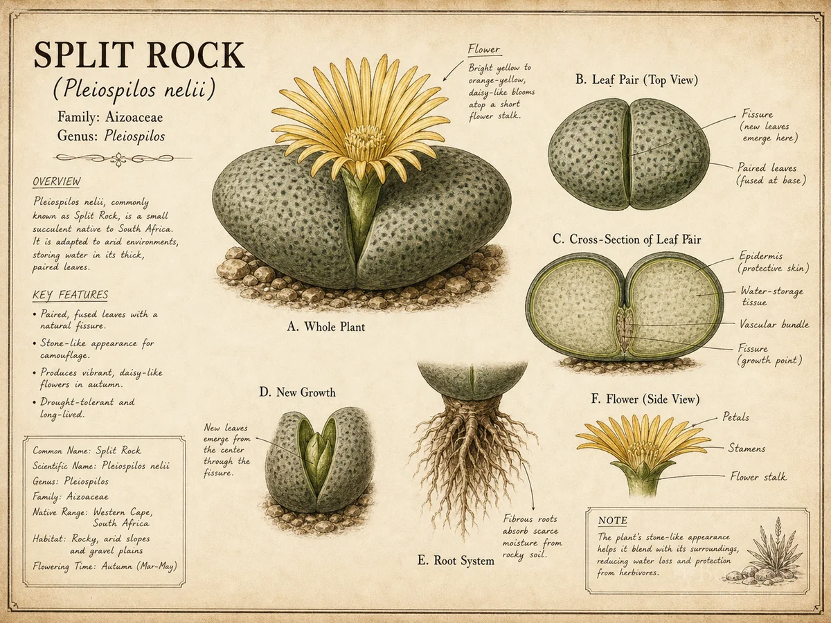 Split Rock (Pleiospilos nelii)
