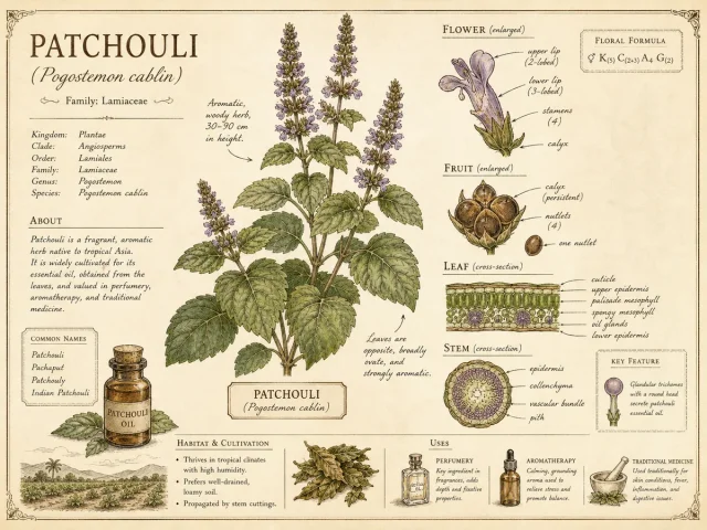 Patchouli (Pogostemon cablin)