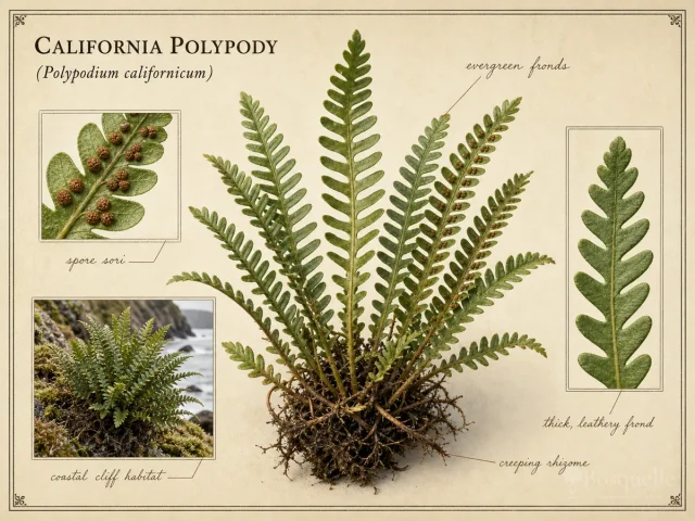 California Polypody (Polypodium californicum)