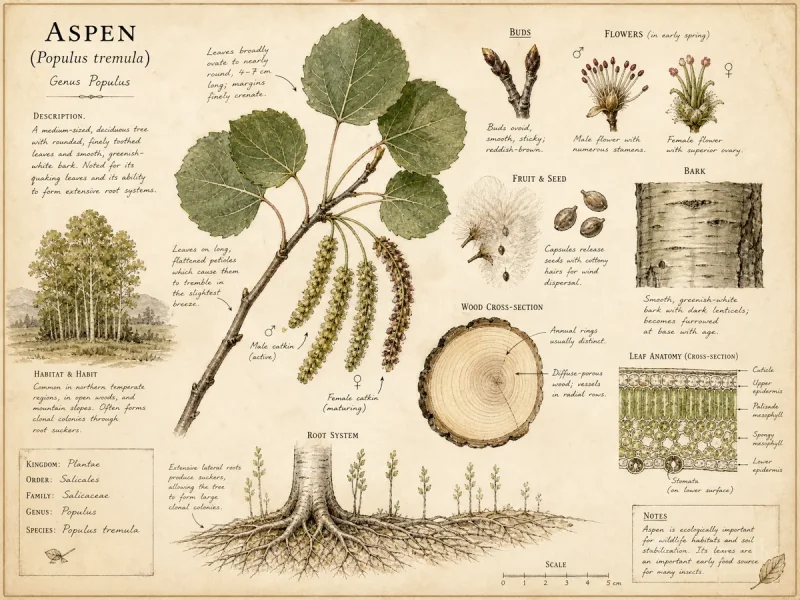 Aspen (Populus tremula)