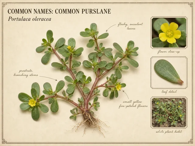 Common names: Common Purslane