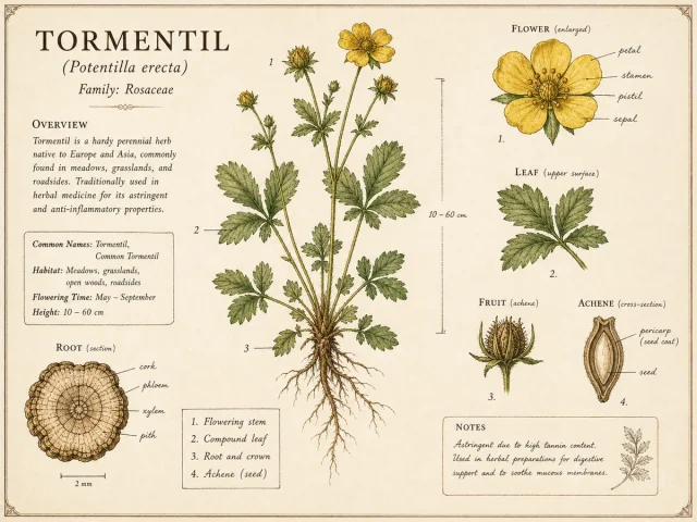 Tormentil (Potentilla erecta)