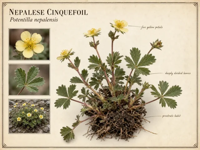 Nepalese Cinquefoil (Potentilla nepalensis)