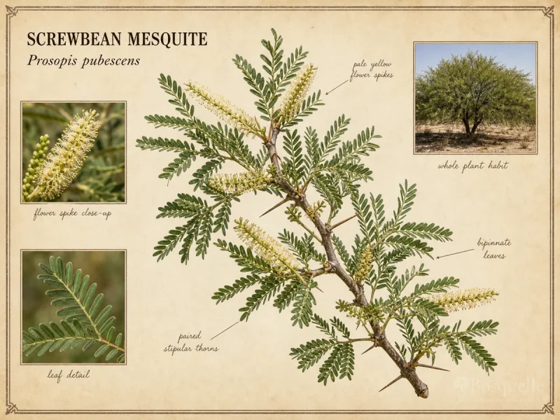Screwbean Mesquite (Prosopis pubescens)