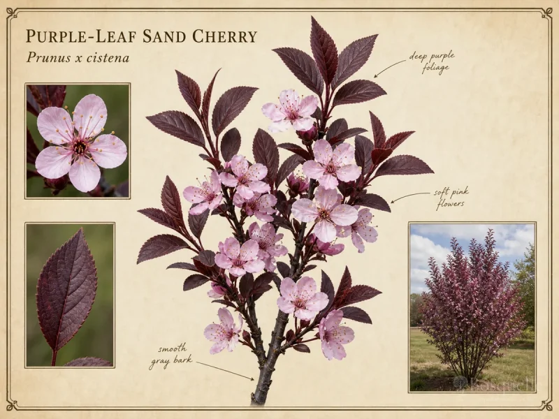 Purple-Leaf Sand Cherry (Prunus x cistena)
