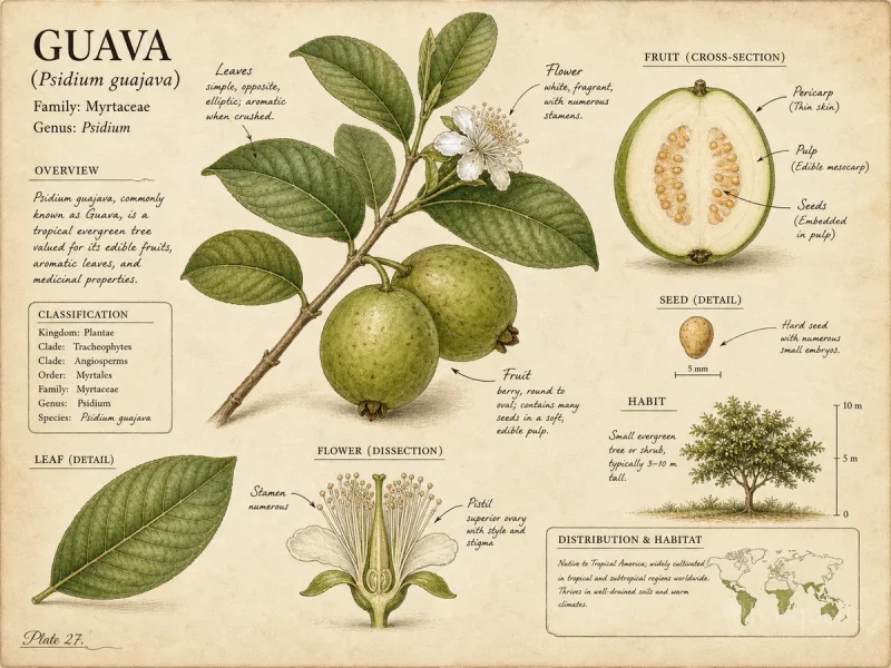 Guava (Psidium guajava)