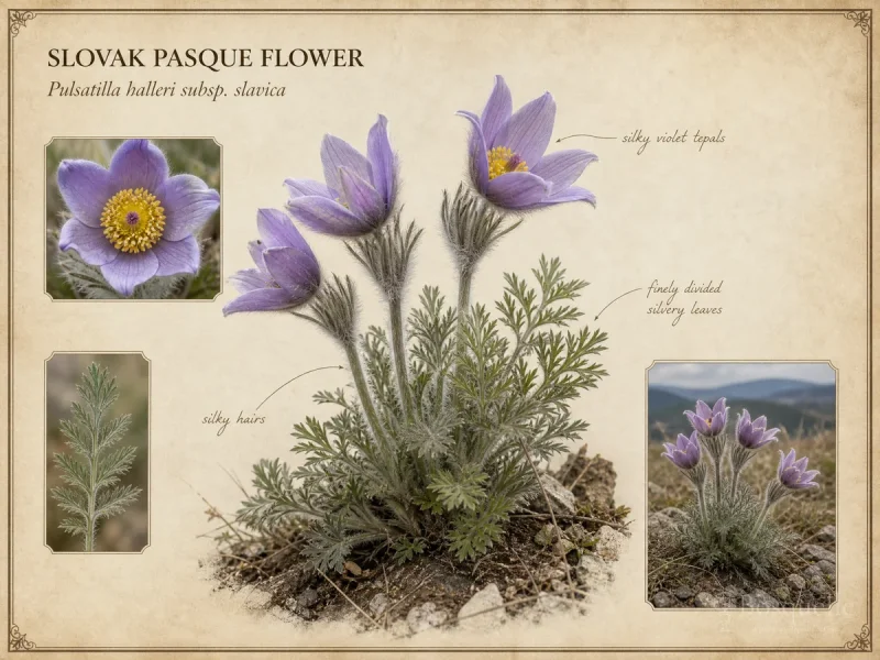 Slovak Pasque Flower (Pulsatilla halleri subsp. slavica)