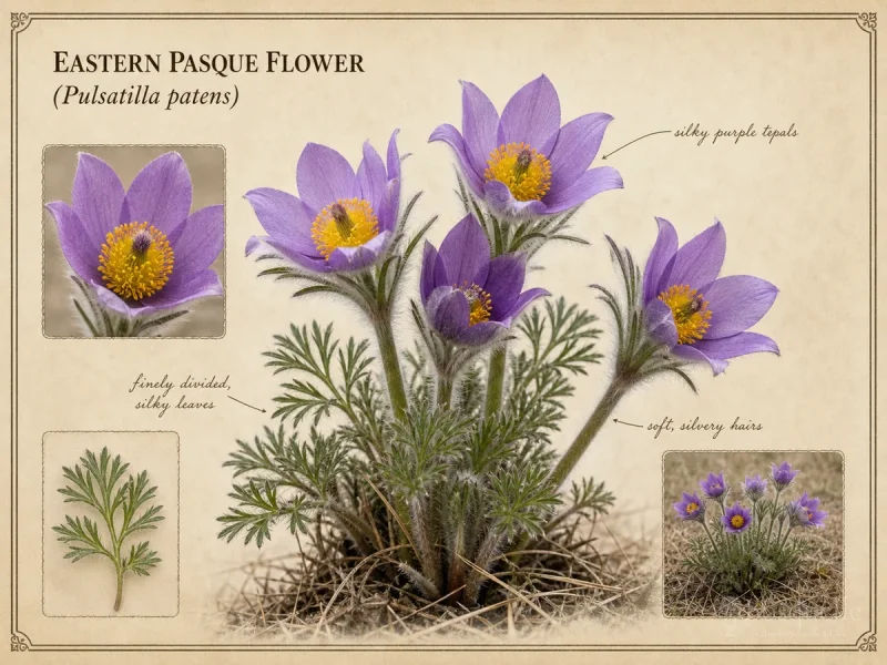 Eastern Pasque Flower (Pulsatilla patens)